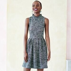 Ganni x Anthropologie Pinnacle Tweed Dress size XS Sleeveless Mini